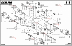 Картинка блок распределительный 0000395281 для комбайна claas lexion 560