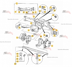 Картинка запчастей: 440/30450 Ведущий мост JCB 440/30450/1/55  к телескопическому погрузчику JCB 515-40M