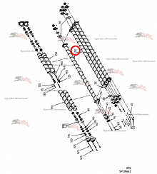 Картинка запчастей: Спиральный валец 101.01427 для свеклоуборочного комбайна Grimme Rexor 620/630
