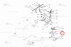 Картинка запчастей: Заслонка 015.85914 для свеклоуборочного комбайна Grimme Rexor 620/630