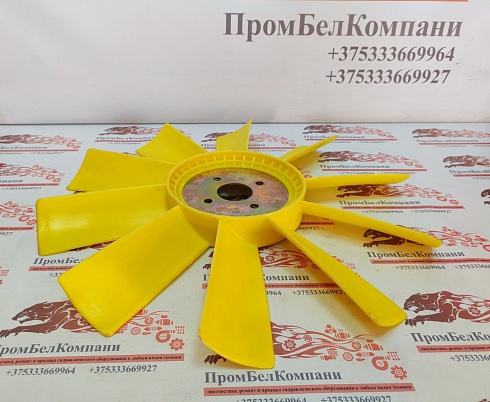 Вентилятор / крыльчатка вентилятора 238-1308012 (d=50 мм х 540 мм, 10 лопастей) для ЯМЗ-236, ЯМЗ-238, К-700, МАЗ, КрАЗ, УРАЛ, Т-150