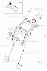 Картинка запчастей: Балансир-коромысло  100.94402 для свеклоуборочного комбайна Grimme Rexor 620/630