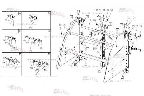 Корпус SPI.24441 для свеклоуборочного комбайна Grimme Rexor 620/630