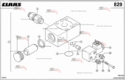 Картинка дроссельный клапан 0000402111  для комбайна claas lexion 560