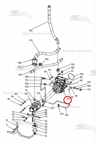A4VTG90 Насос Bosch Rexroth A4VTG90EP3/32L-NSD10F021SP-S (R902154565) B92.05964 для свеклоуборочного комбайна Grimme Rexor 620/630