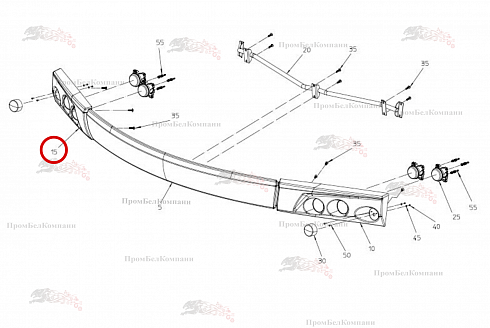 Передняя заслонка справа 081.00842 для свеклоуборочного комбайна Grimme Rexor 620/630