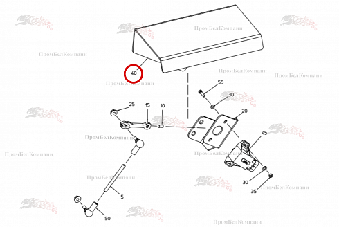 Защита 015.88120 для свеклоуборочного комбайна Grimme Rexor 620/630