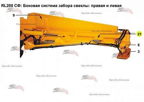 Изображение запчастей: Предохранительный щиток 21-M11-020-000-043 для свеклопогрузчика Franz Kleine (Кляйн) RL 200 SF Mouse (Мышка)