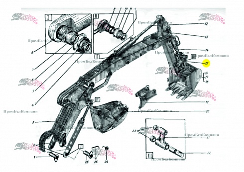 Рычаг ковша ЭО-3322А.28.10.000 для экскаватора ЭО-3322