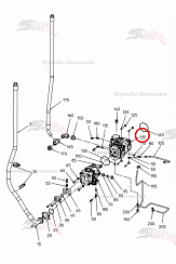 Картинка запчастей: A4VTG90 Насос Bosch Rexroth  A4VTG90EP3/32L-NSD10F071SP-S (R902157533) B92.50081 для свеклоуборочного комбайна Grimme Rexor 620/630