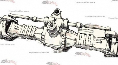 Центральный редуктор (главная передача) моста Dana Spicer 212/790 для телескопического погрузчика Claas Scorpion 9040 / 7040
