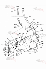 Картинка запчастей: A10VO74 Насос Bosch Rexroth AP A10VO74DFR1/31L-VSC42K68 (R902479442) B92.50082 для свеклоуборочного комбайна Grimme Rexor 620/630