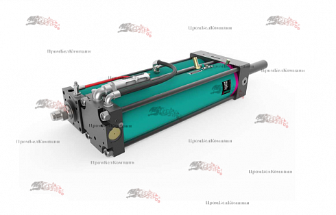 Пневмогидравлический цилиндр TOX PRESSOTECHNIK Q-K 015.030.200.12