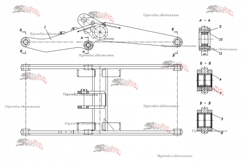 Стрела погрузочного оборудования 332С4.14.01.000 для Амкодор 332