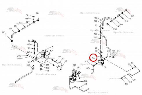 Клапанный блок EHR B92.05917 для свеклоуборочного комбайна Grimme Rexor 620/630