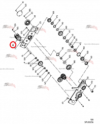 Картинка запчастей: Гидромотор Sauer Danfoss OMS 125 B92.03930 для свеклоуборочного комбайна Grimme Rexor 620/630