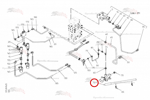 Ручной насос B92.03946 для свеклоуборочного комбайна Grimme Rexor 620/630