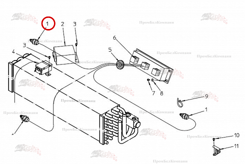 Температурный датчик B81.01100 для свеклоуборочного комбайна Grimme Rexor 620/630