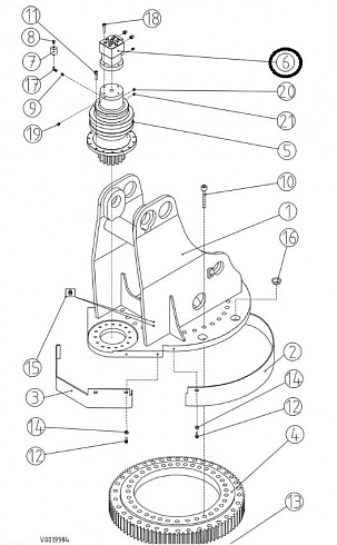 Гидромотор героторный Sauer Danfoss OMTS 315 / OMTS315 / OMTS-315 для Амкoдоp-2541,  Ponsse