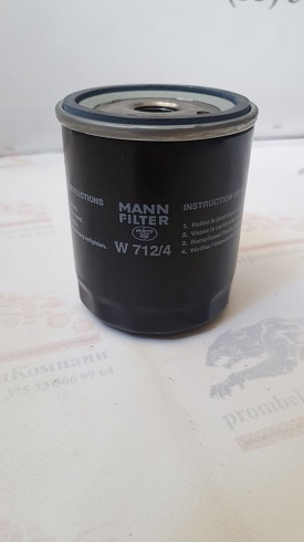 Изображение запчастей: Масляный фильтр MANN-FILTER W 712/4 