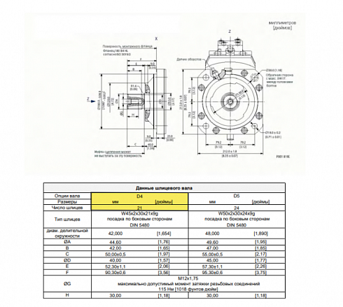 51D160 Гидромотор аксиально-поршневой SAUER DANFOSS 51D160-A-D4-N-T4-C0-L-N-L4-NNN-055-AA-F3-00-B3 ( 80001083 ) для погрузчика Амкодор 527