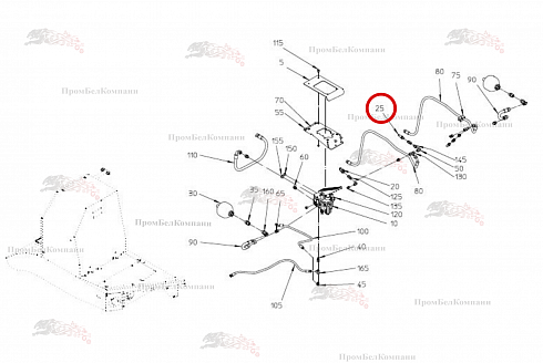 Датчик давления 0-250БАР 4-20МА B92.04450 для свеклоуборочного комбайна Grimme Rexor 620/630