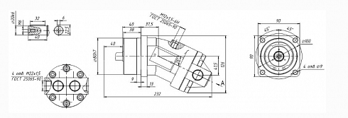 Гидромотор аксиально-поршневой 210.12.11.00Г для ЭО-3323А, ЭО-5225, ЕК-12, ЕК-14, ЕК-18, КС-3372