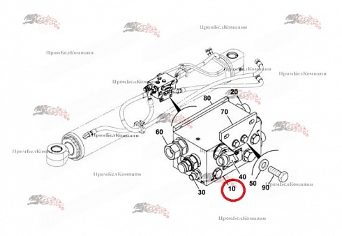 Клапан гидравлический ATLANTIC JCB 400/B7703 для JCB 540V140