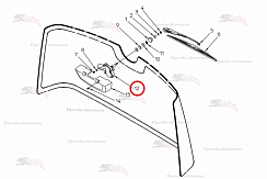 Картинка запчастей: Мотор стеклоочистителя B81.01067 для свеклоуборочного комбайна Grimme Rexor 620/630