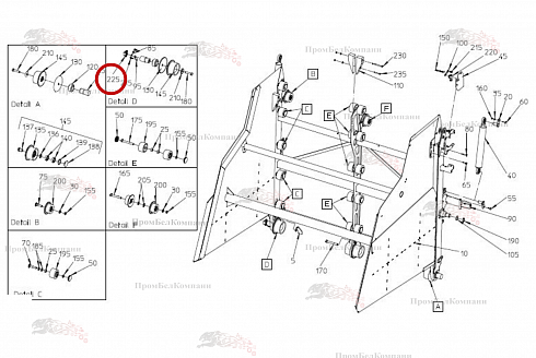 Угловой датчик B94.02350 для свеклоуборочного комбайна Grimme Rexor 620/630