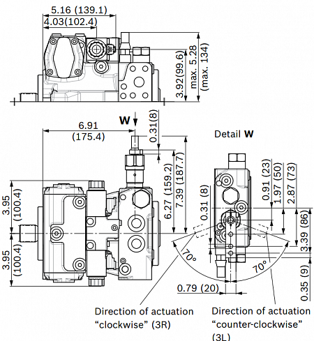 A4VG28 Гидронасос аксиально-поршневой Bosch Rexroth  AA4VG28DA1D3R/32R-NSCXXF015SP-S  (MNR: R902274939 / R902248148) / 400/W7406 для JCB