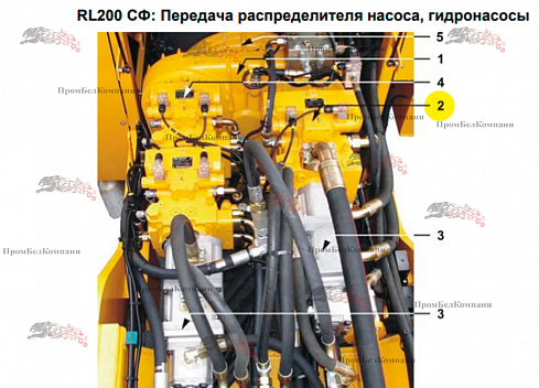 Изображение запчастей: Гидронасос 20-100-070-013 для свеклопогрузчика Franz Kleine (Кляйн) RL 200 SF Mouse (Мышка)