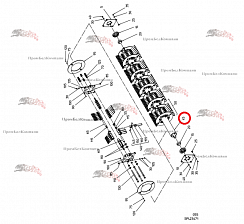 Картинка запчастей: Вал ботвоудалителя 101.07164 для свеклоуборочного комбайна Grimme Rexor 620/630