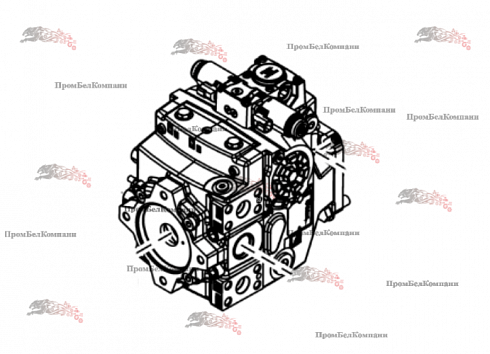 Изображение гидронасос аксиально-поршневой bobcat 7217145 (model 83044027) для погрузчика massey ferguson th.6030h гидронасосы