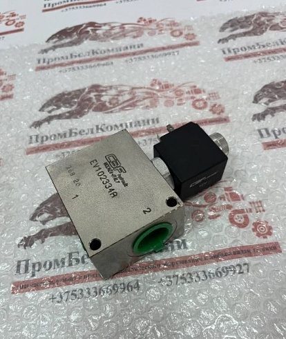 Гидравлический клапан CBF Hydraulic EV102334A / EV-10-23-34A в сборе с катушкой электромагнитной 12V / EV1023C ( EV1023-C )