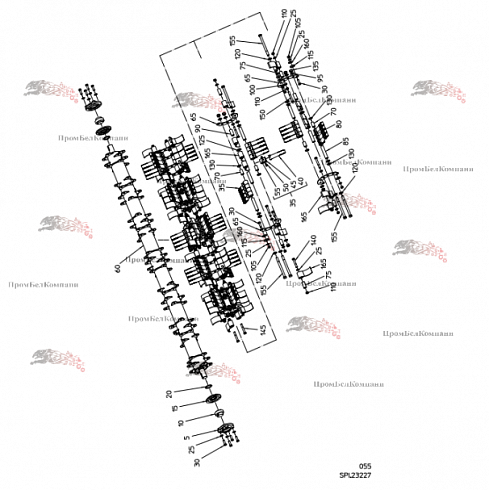 Мультивал SPI.23227 для свеклоуборочного комбайна Grimme Rexor 620/630