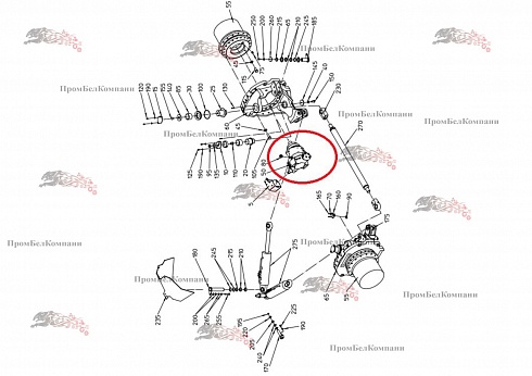 Гидромотор Bosch Rexroth A6VE160 B92.05626 для свеклоуборочного комбайна Grimme Rexor 620/630