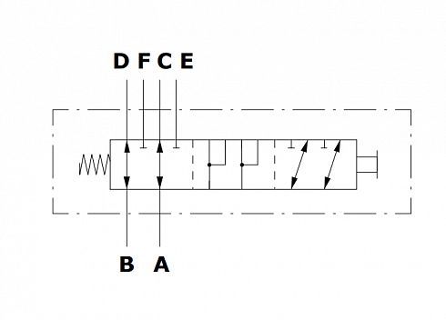 DF5/6 Джойстик / гидроклапан / гидрораспределитель Walvoil DF5/6A12L ( 122082040 )