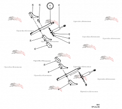 Картинка запчастей: Гидроцилиндр (цилиндр двойного действия) 092.02706 для свеклоуборочного комбайна Grimme Rexor 620/630
