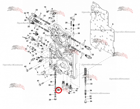 Электромагнитный клапан John Deere RE212709 / RE578485 / 6281772 / 22111-697 / 16518-115