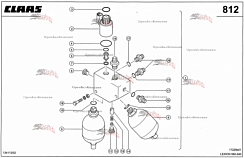 Картинка блок распределительный 0000398340 для комбайна claas lexion 560