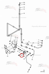 Картинка запчастей: Ручной насос B80.00043 для свеклоуборочного комбайна Grimme Rexor 620/630