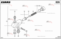 Картинка клапан 0000403970 для комбайна claas lexion 560