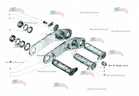 Рычаг ковша ЭО-3322А.28.10.000 для экскаватора ЭО-3322