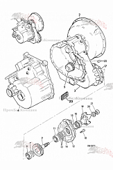 Картинка  коробка передач 449/12720 для телескопических погрузчиков jcb 532 / 535-125 / 535-140 / 537-135 / 540-140 