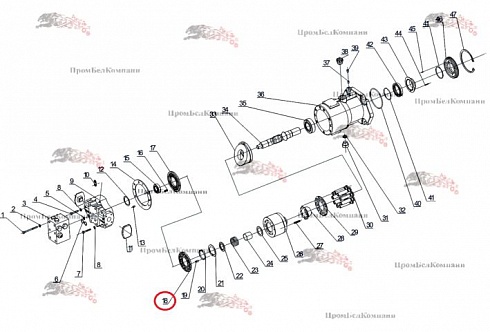 Дно приставное PVS33-01.002 / НП33-01.002 для насоса НП-33, SPV-20 / мотора МП-33, SMF-20