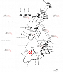 Картинка запчастей: Пневмогидроаккумулятор B92.03762 для свеклоуборочного комбайна Grimme Rexor 620/630