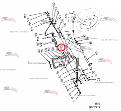Картинка запчастей: Гидроцилиндр (цилиндр двойного действия) 092.00123 для свеклоуборочного комбайна Grimme Rexor 620/630