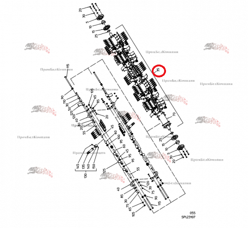 Мультивал 201.04916  для свеклоуборочного комбайна Grimme Rexor 620/630