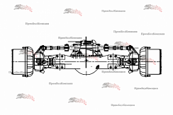 Картинка запчастей: Задний мост Raba 576.37-3300 свеклоуборочного комбайна Кляйн (Franz Kleine SF20)
